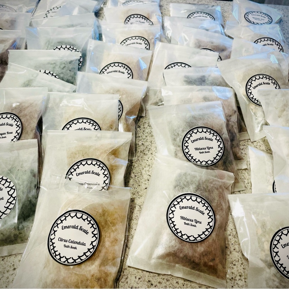 Lavender Oat Individual Bath Soaks - 50g